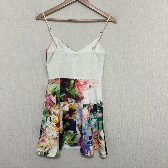 Black Halo Anthropologie Campania Mini Floral Dress - Picture 6 of 8